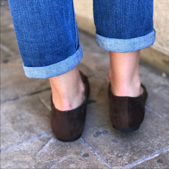 NIB Rust Metal Tip Toe Glitter Toe Loafer Flats - Picture 3 of 3